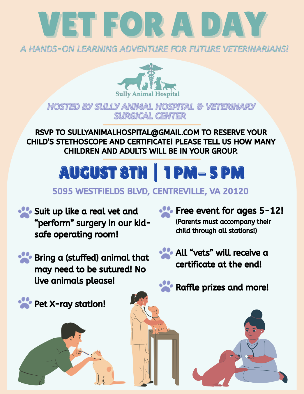 Vet For a Day Flyer